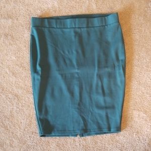 Green Pencil Skirt